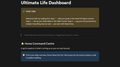 Ultimate Life Dashboard - Notion Template