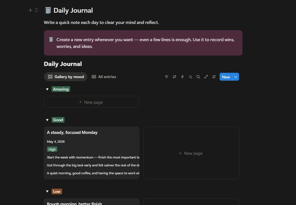 Ultimate Life Dashboard - Notion Template